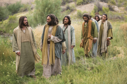 Jesus with His disciples