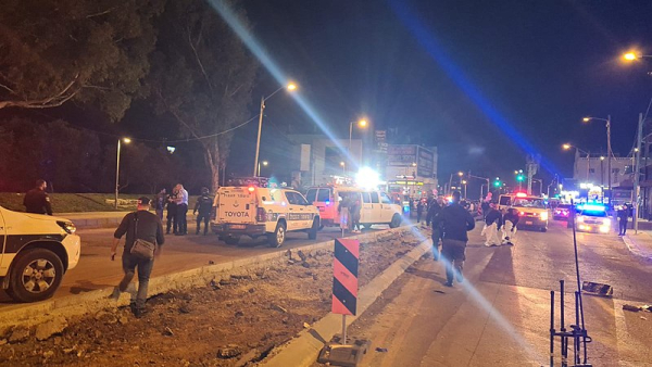 Terror shooting scene